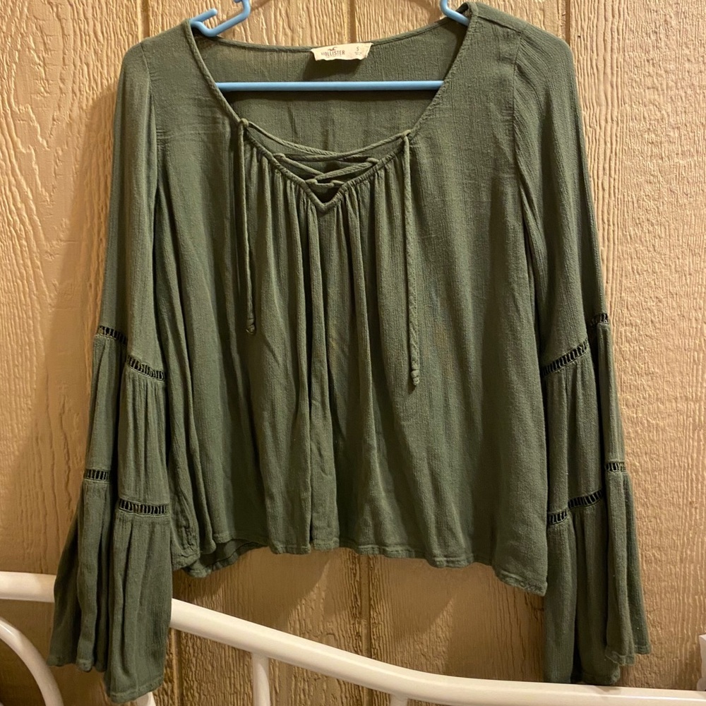 Hollister Bell-Sleeved Top